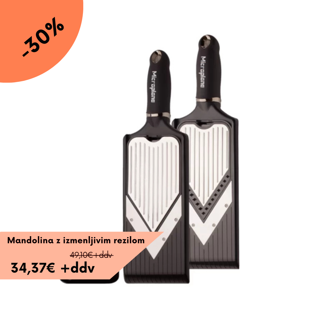 Mandolina z izmenljivim julienne rezilom - Microplane