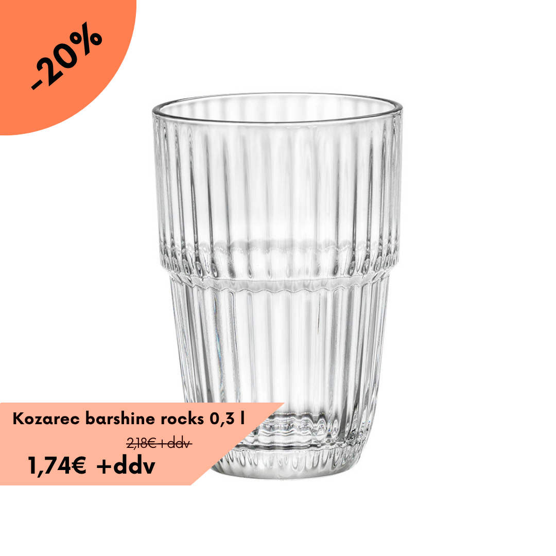 Kozarec Barshine Long Drink 0,38L - Rocco Bormioli