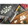 Kovan nož Santoku 18cm z ročajem iz lesa oljke - Forged - slika 4